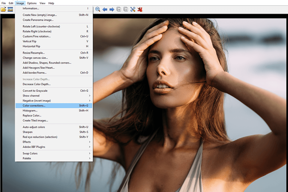 IrfanView is a very powerful photo viewer for Windows.