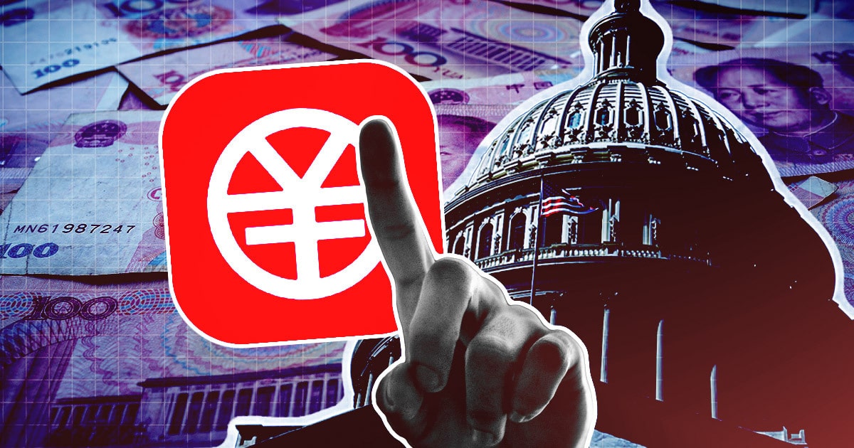 Bill wants to ban Google and Apple from accepting Chinese digital currency